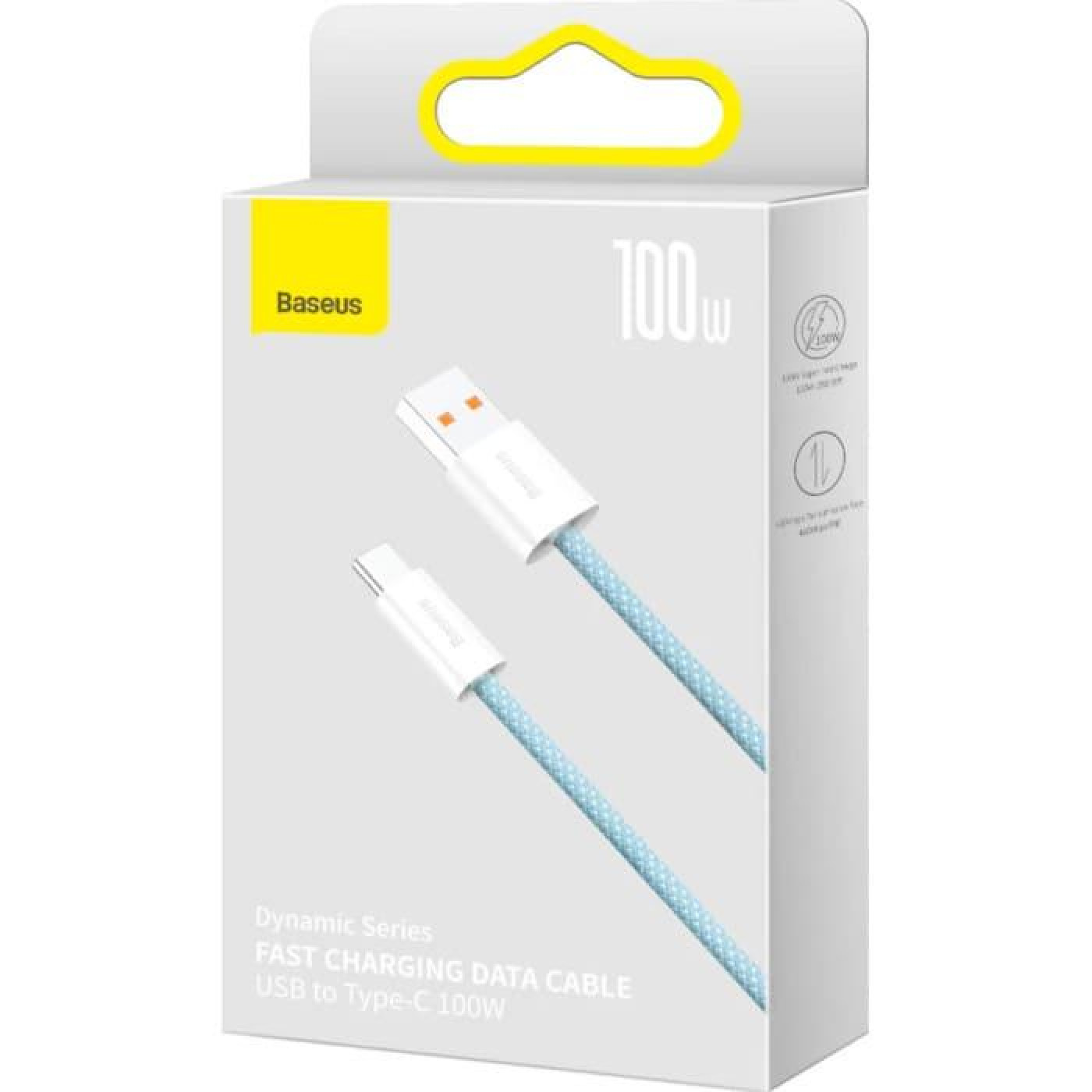 Кабель Baseus USB2.0AM-Type-C M, 1 м,(20V/5A), (100W) Dynamic Series Синий,CALD000603 (CALD000603)
