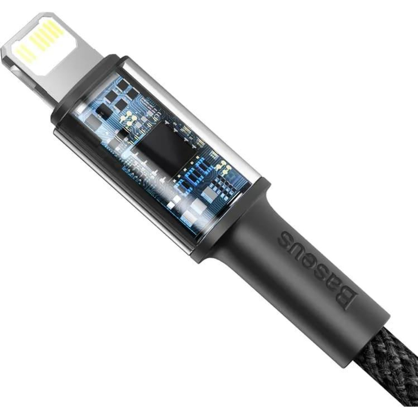 Кабель Baseus High Density Braided Type-C to Lightning PD 20W (2m) black (CATLGD-A01)