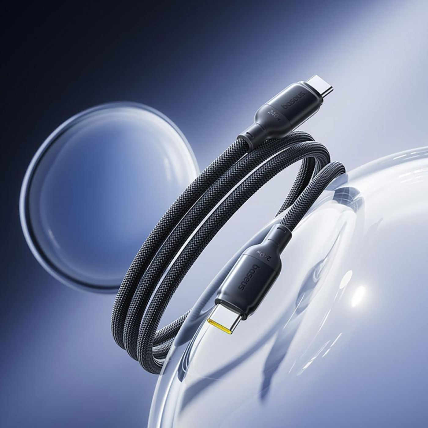 Кабель Baseus PicoGo Type-C to Type-C 240W (2m) black (E0423301)