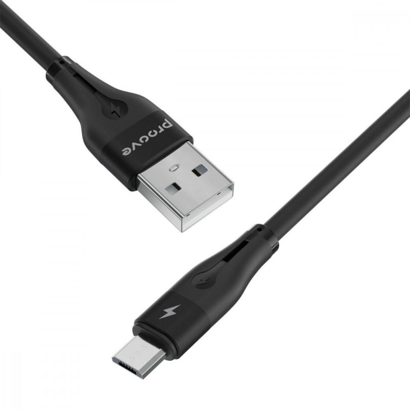 Кабель Proove Soft Silicone USB to Micro USB 2.4A (1m) black (CCSO20001301)