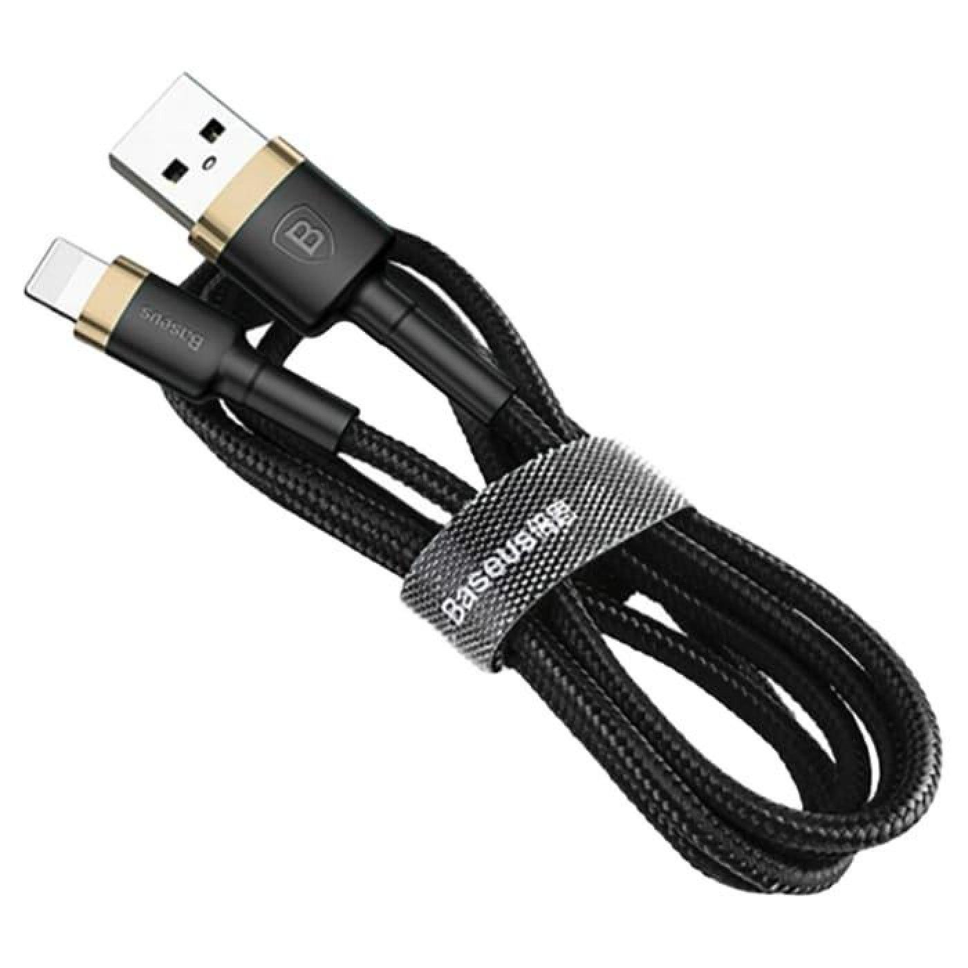 Кабель Baseus Cafule Lightning 1.5A (2m) gold/black (CALKLF-CV1)