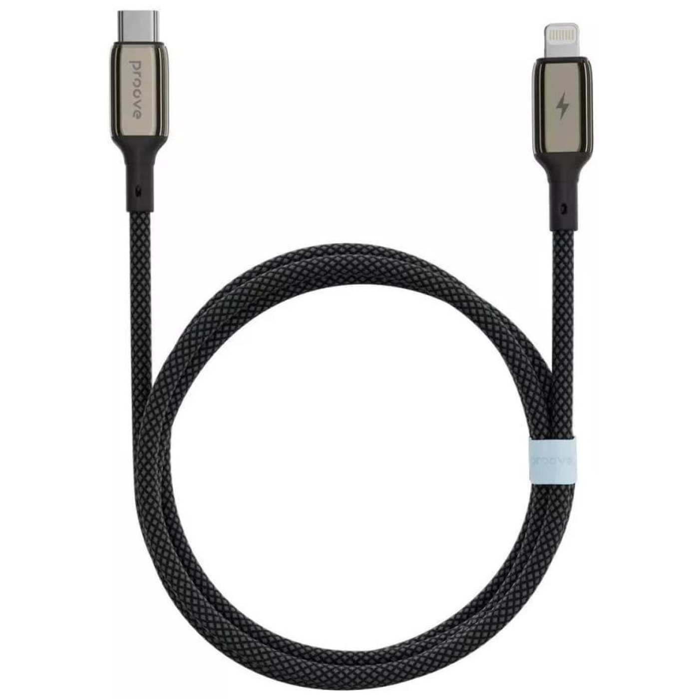 Кабель Proove Dense Metal Type-C to Lightning 27W (1m) black (CCDM27002101)