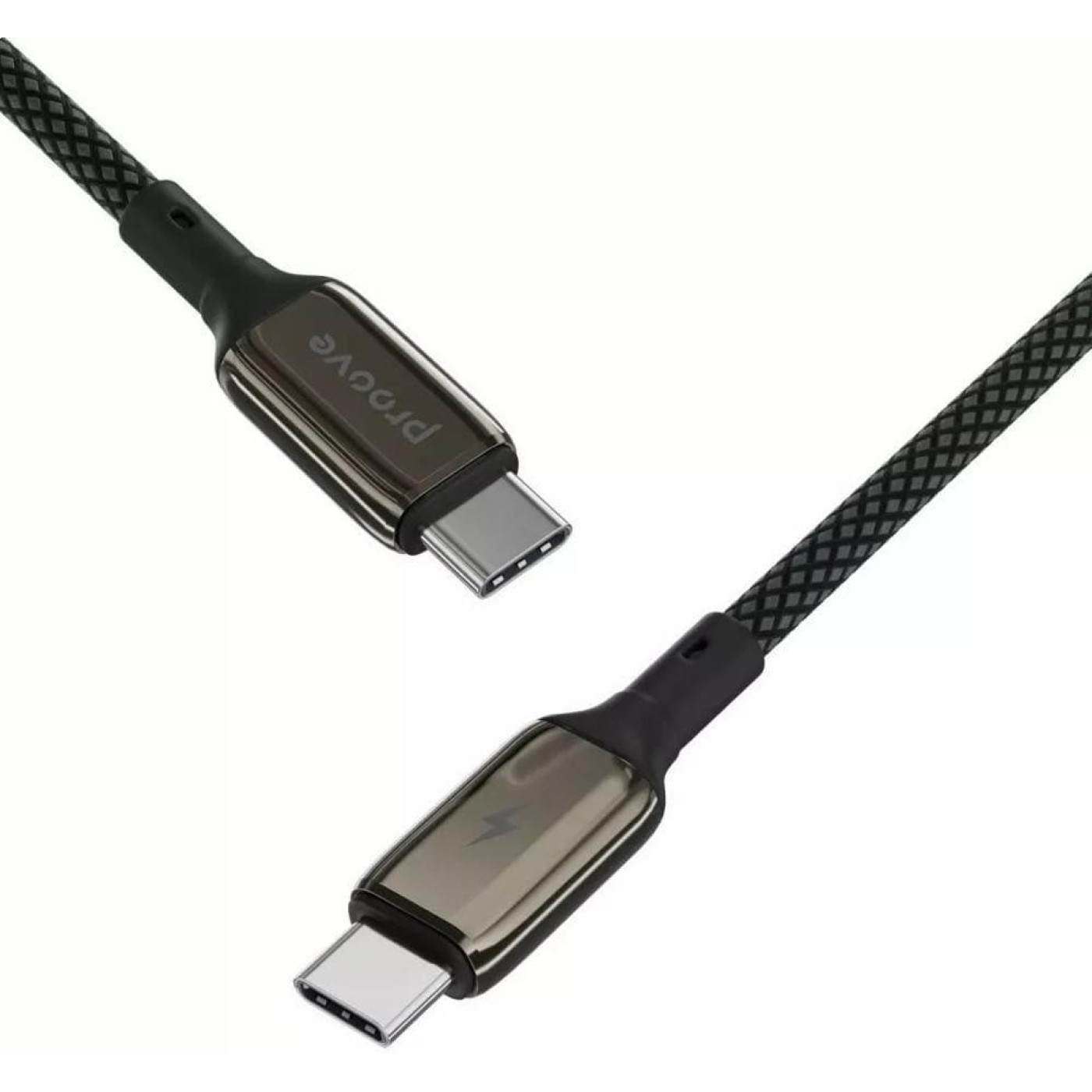 Кабель Proove Dense Metal Type-C to Type-C 60W (2m) black (CCDM60002221)