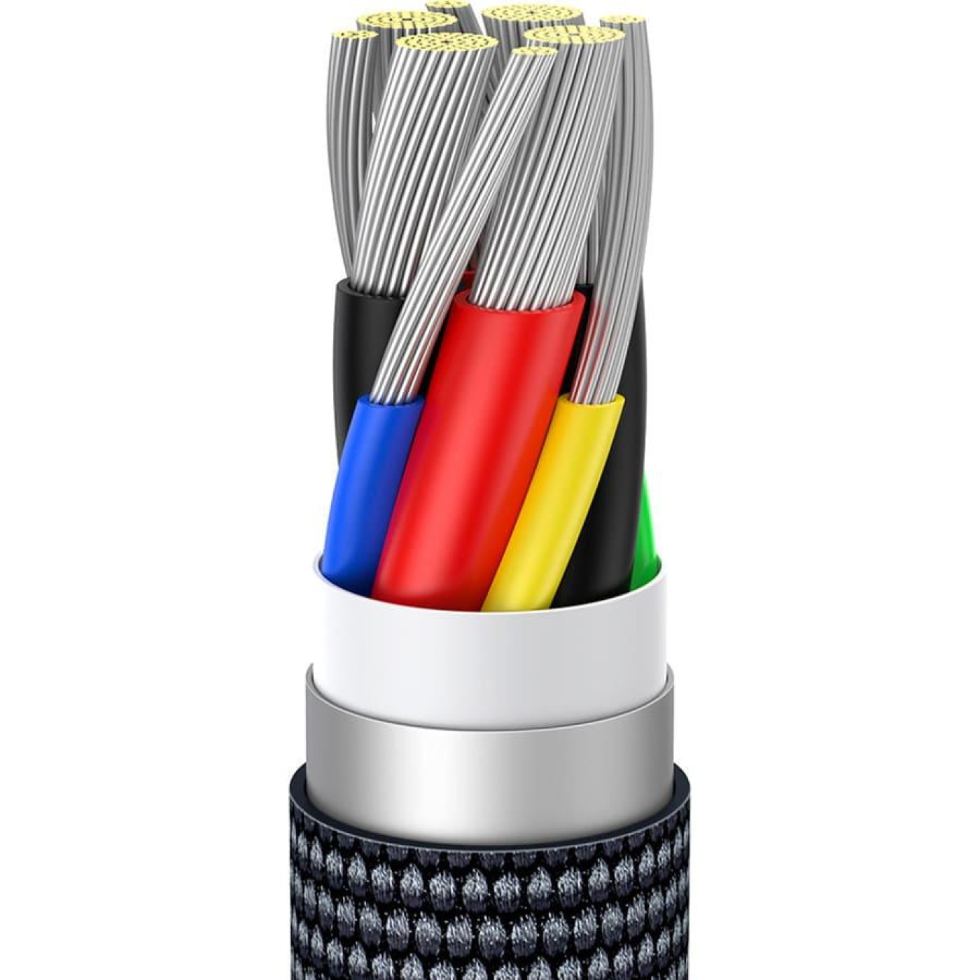 Кабель Baseus Crystal Shine Series Type-C to Type-C 100W (1.2m) (CAJY000601)