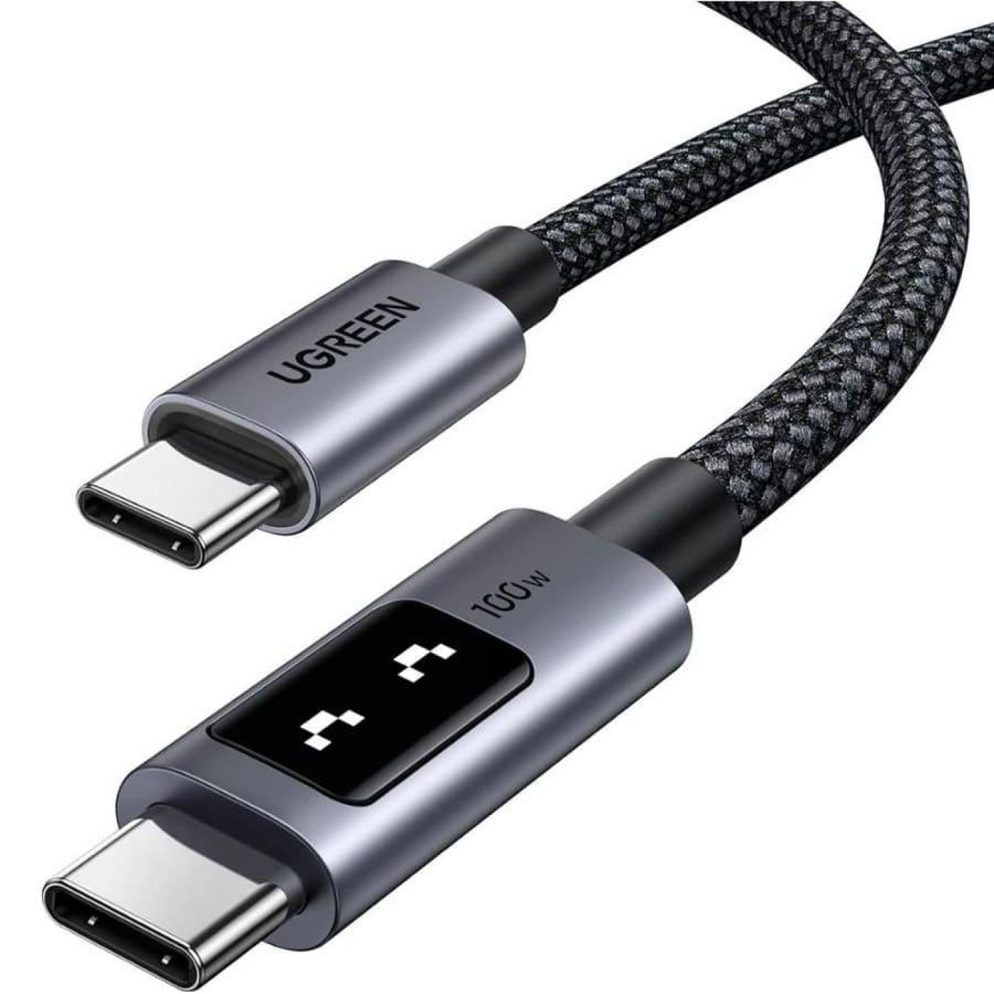 Кабель Ugreen USB Type-C Uno USB Type-C to USB Type-C 100W 1m Black (35501)