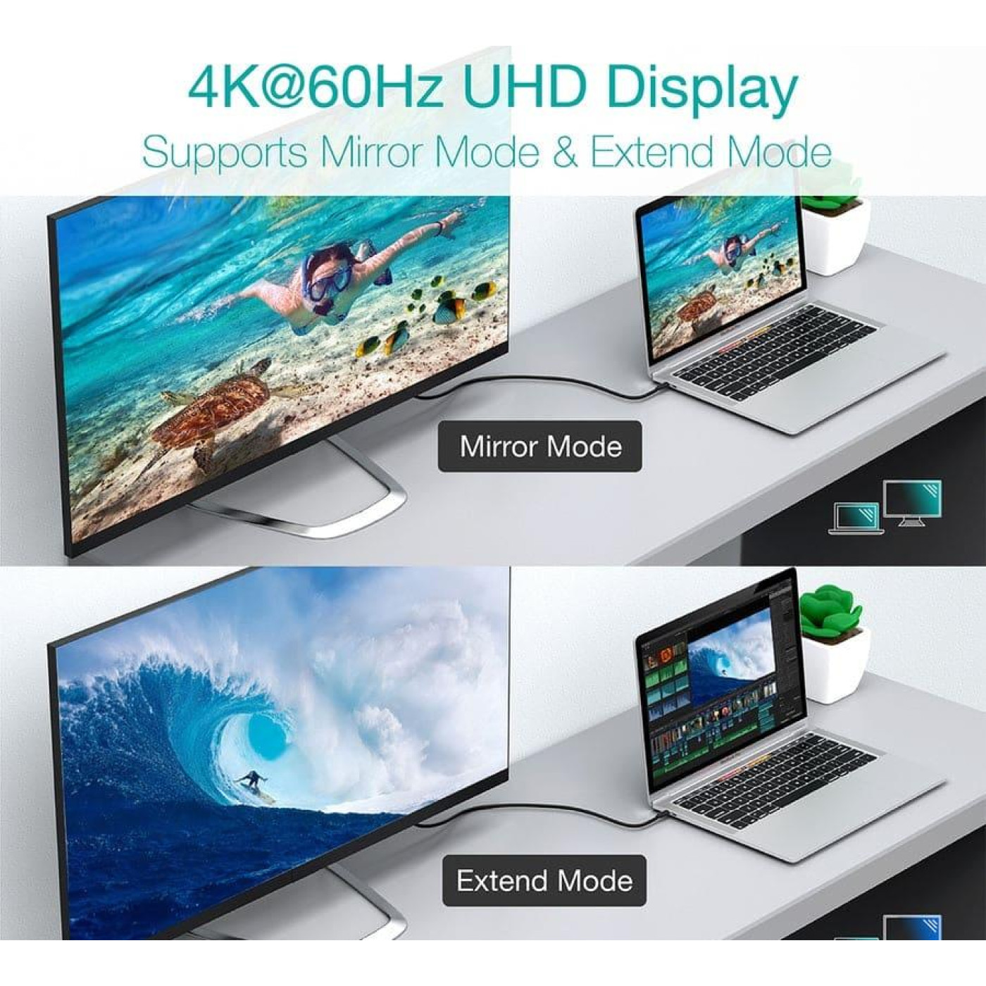 Кабель Choetech XCC-1007-V2-BK, премиум якисть USB3.1 С-папа/C-папа,2 м. (XCC-1007-V2-BK)