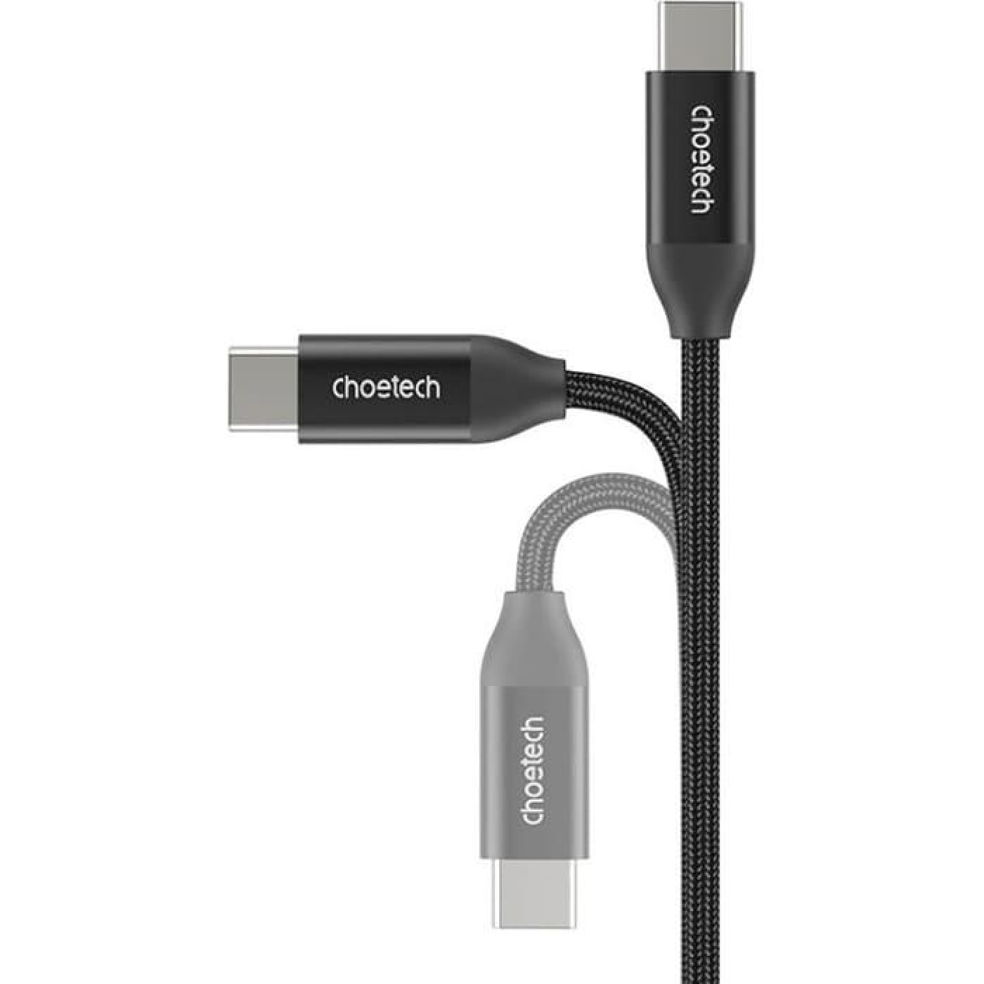 Кабель Choetech XCC-1035-BK, премиум якисть USB2.0 С-папа/C-папа, 1,2 м. (XCC-1035-BK)