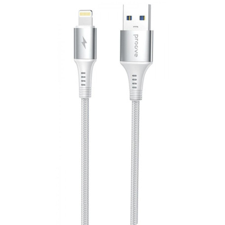 Кабель Proove WireX USB to Lightning 2.4A (1m) white (CCWX12001202)