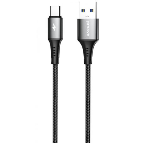 Кабель Proove WireX USB to Type-C 3A (1m) black (CCWX15001201)