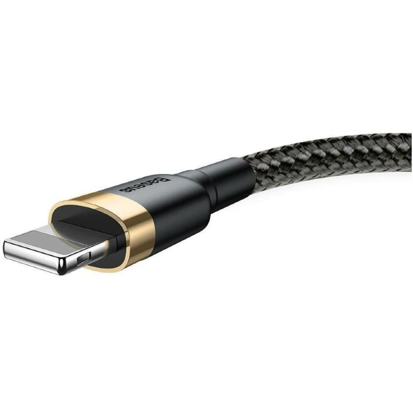 Кабель Baseus Cafule Cable for Lightning 1m CALKLF-BV1 (Gold/Black) (CALKLF-BV1)