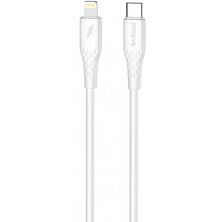Кабель Proove GridLine Type-C to Lightning 27W (1m) white (CCGL27002102)