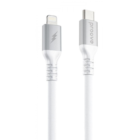 Кабель Proove ReGen Silicone Type-C to Lightning 27W (2m) white (CCRS60002122)
