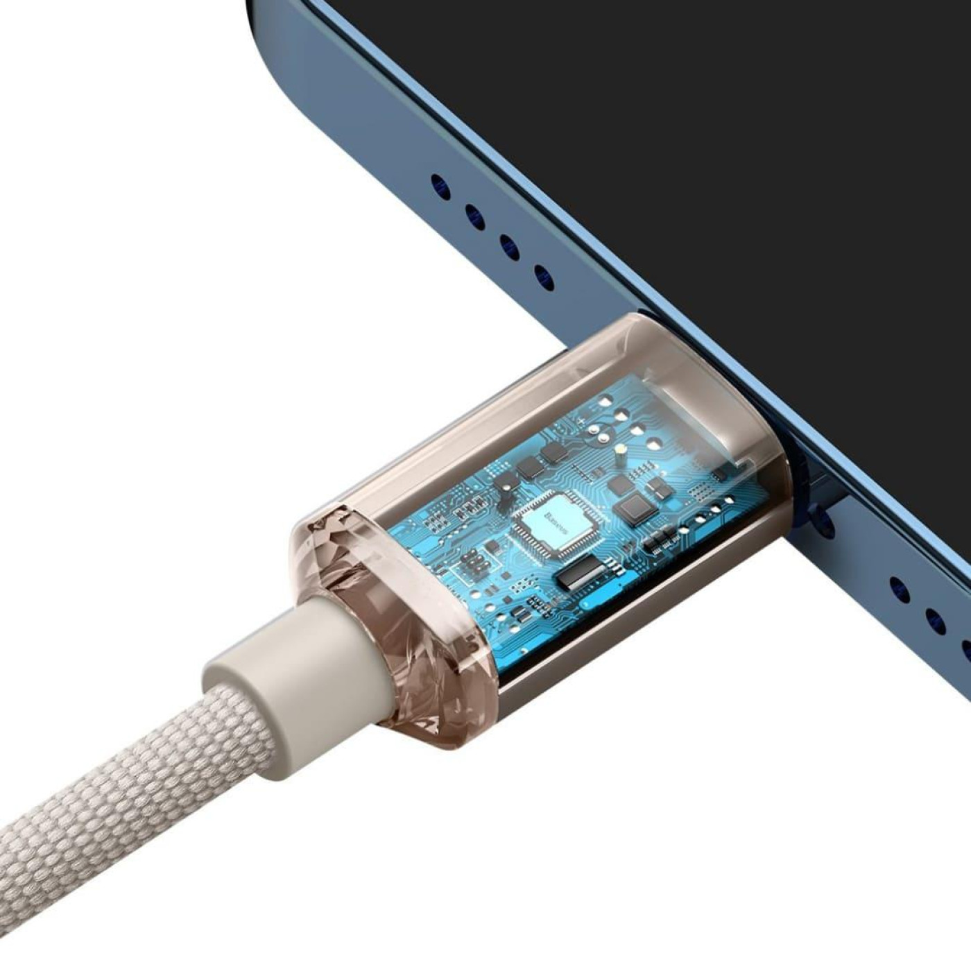Кабель Baseus Lightning Crystal Shine Series Fast Charging Data Cable Type-C to Lightning 20W 1.2m Pink (CAJY001304)