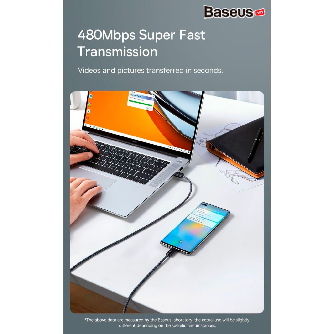 Кабель Baseus USB Type-C Dynamic Series Fast Charging Data cabel USB to Type-C 100W 2m White (CALD000702)