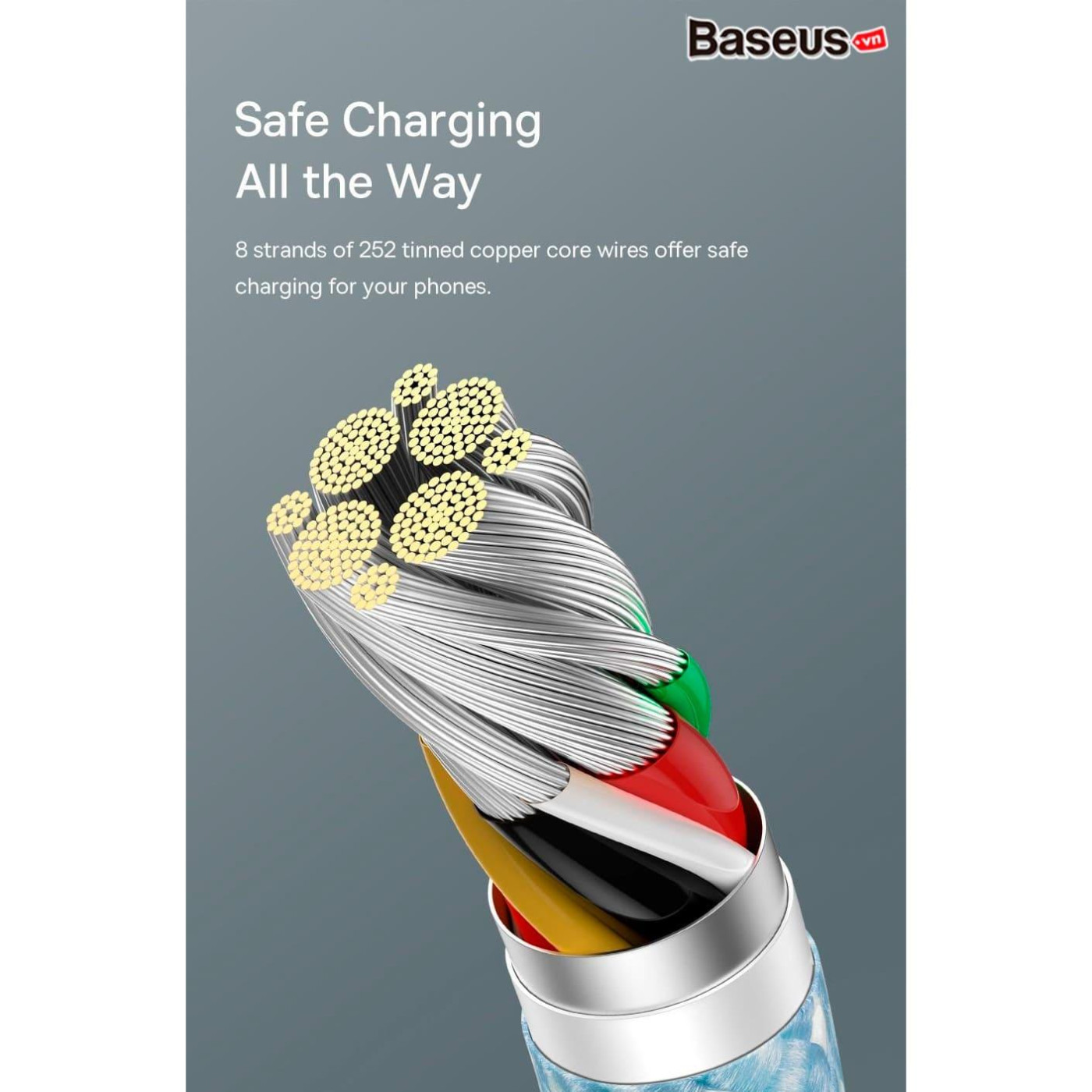 Кабель Baseus USB Type-C Dynamic Series Fast Charging Data cabel USB to Type-C 100W 2m White (CALD000702)