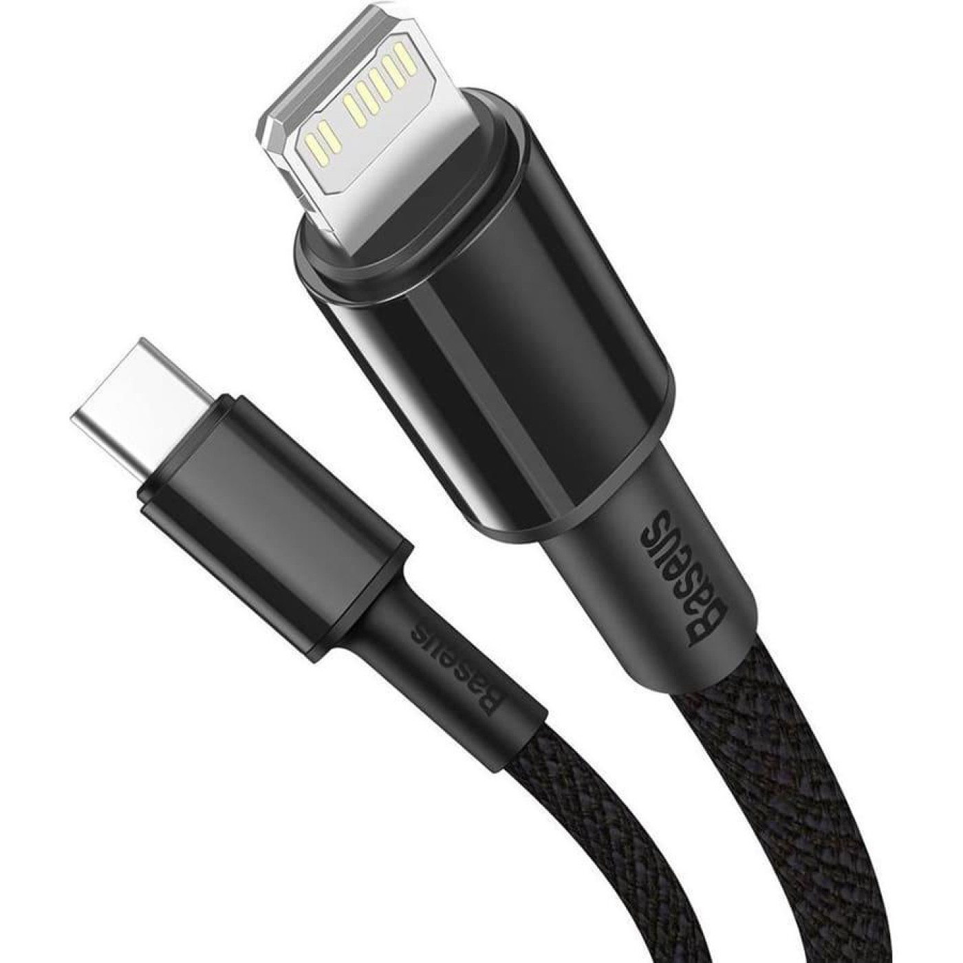 Кабель Baseus Lightning Type-C to Lightning PD 20W 1M High Density Braided Black (CATLGD-01)