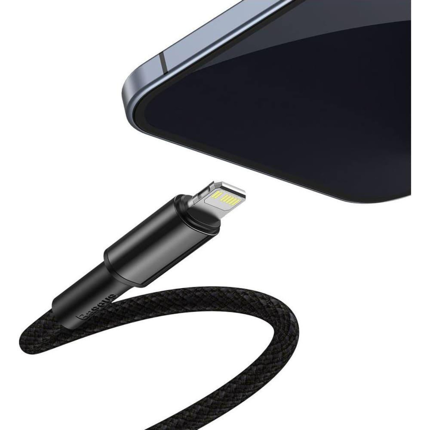 Кабель Baseus Lightning Type-C to Lightning PD 20W 1M High Density Braided Black (CATLGD-01)