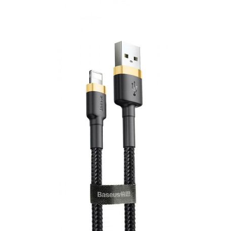 Кабель Baseus Cafule Lightning 1.5A (2m) gold/black (CALKLF-CV1)