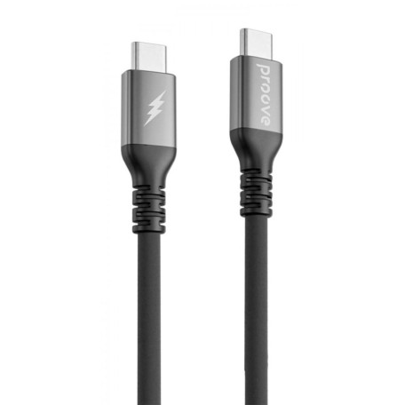 Кабель Proove ReGen Silicone Type-C to Type-C 60W (2m) black (CCRS60002221)