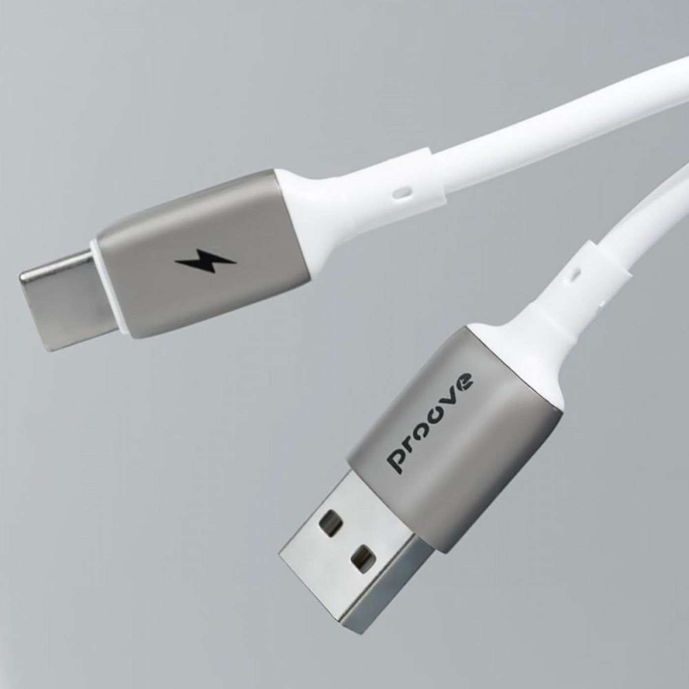 Кабель Proove Flex Metal USB to Type-C 3A (1m) white (CCFM20001202)