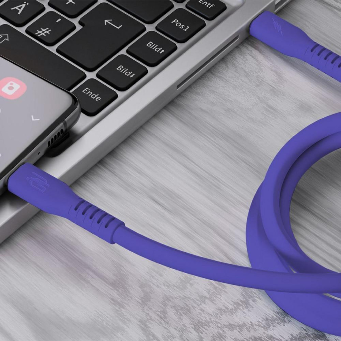 Кабель Proove Gaming Eternal Type-C to Type-C 60W (1m) purple (CCET60002215)