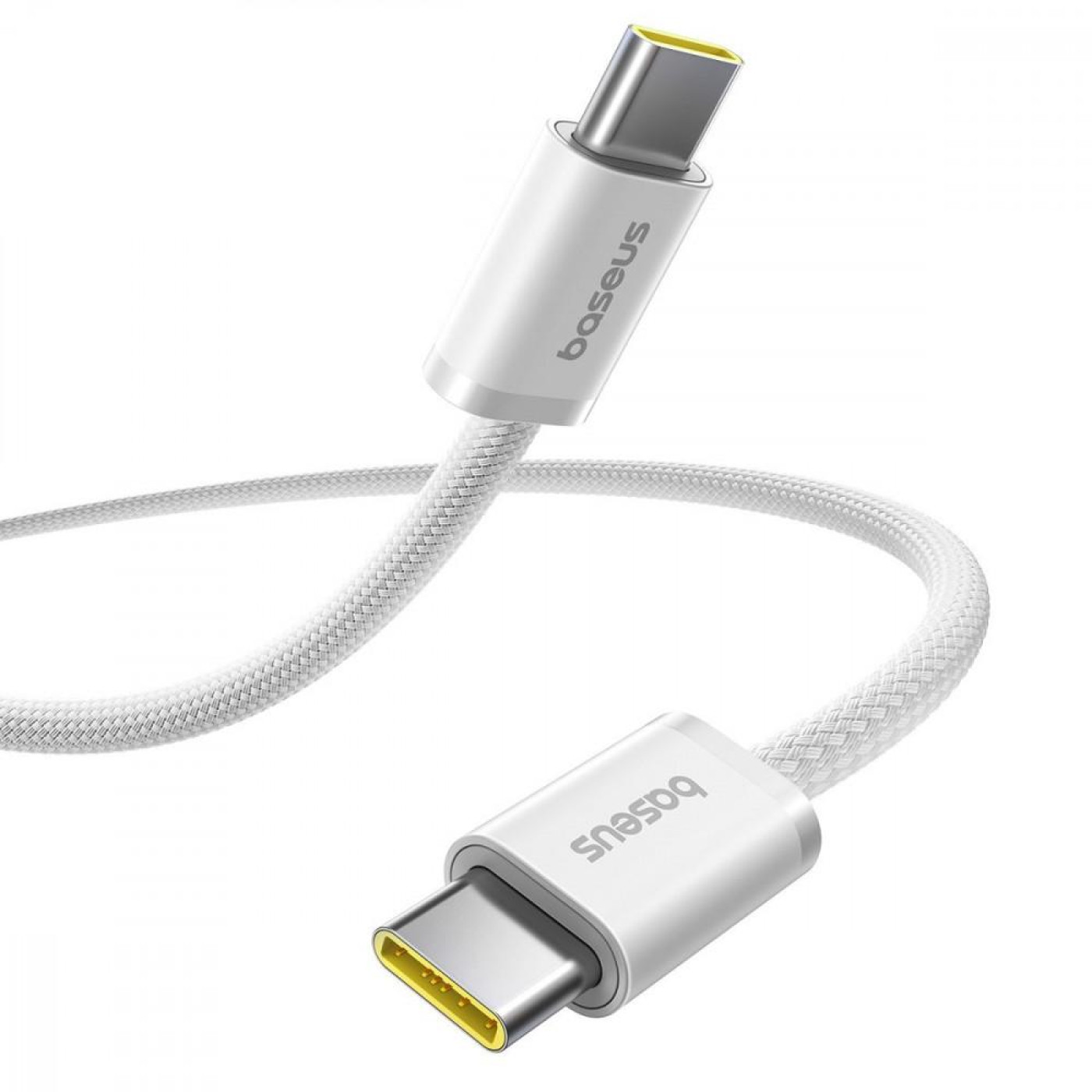 Кабель Baseus Dynamic 4 Fast Charging Type-C to Type-C 100W (2m) white (P10381400211-01)