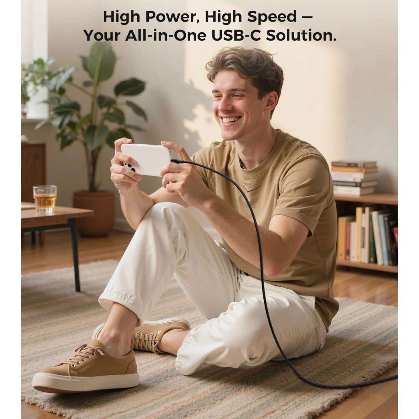 Кабель Choetech XCC-1008,USB 2.0, Power Delivery (PD), до 100 Ватт C-тато/C-тато, 1.8 м. (XCC-1008)