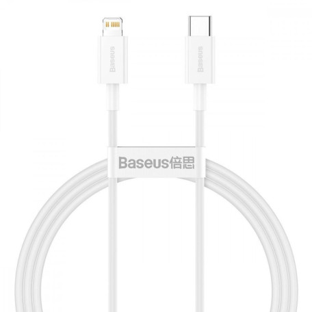 Кабель Baseus Superior Series Fast Charging Type-C to Lightning PD 20W (1m) white (CATLYS-A02)