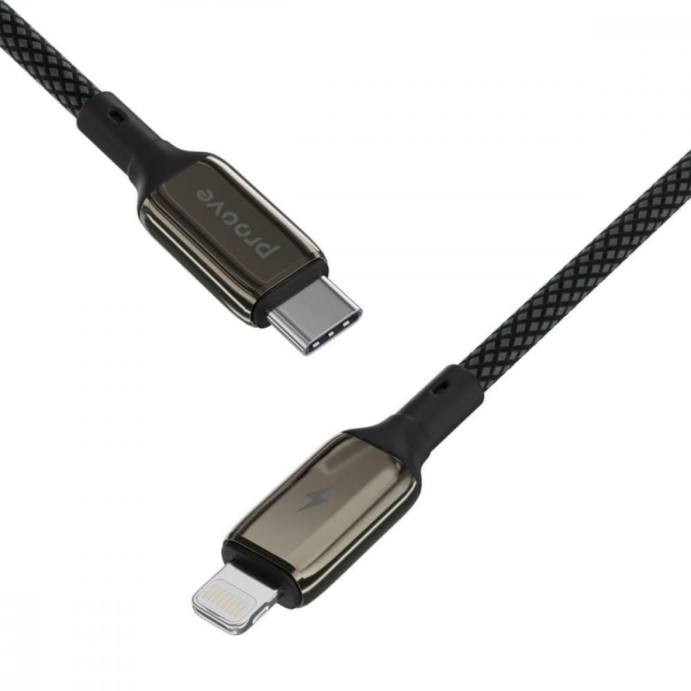 Кабель Proove Dense Metal Type-C to Lightning 27W (1m) black (CCDM27002101)