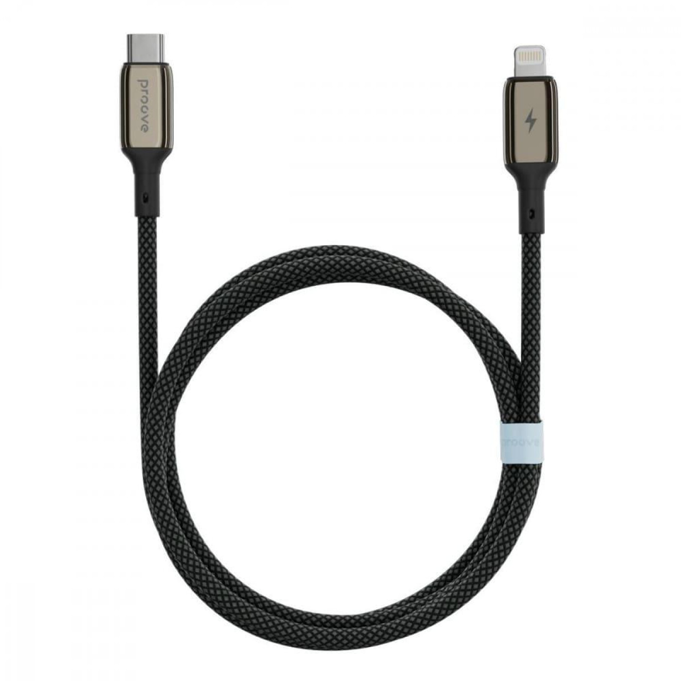 Кабель Proove Dense Metal Type-C to Lightning 27W (1m) black (CCDM27002101)