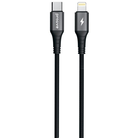 Кабель Proove WireX Type-C to Lightning 27W (1m) black (CCWX27002101)