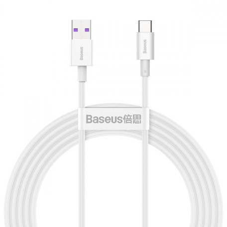 Кабель Baseus USB2.0AM-Type-C M, 2 м,(20V/3A), (66W) Superior Series Билий (CATYS-A02)