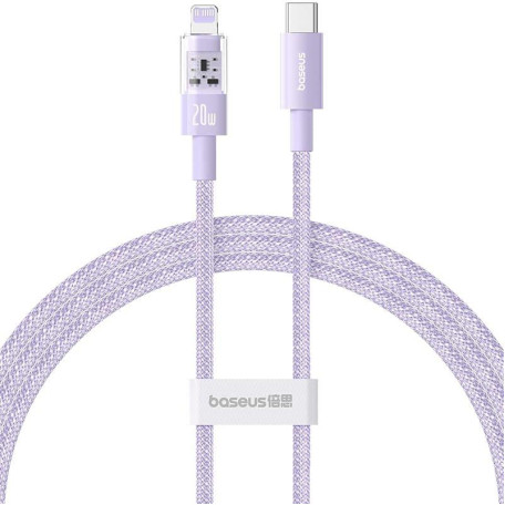 Кабель Baseus Gem Fast-Charging Type-C to Lightning 20W 1m purple (P10373001511-00)