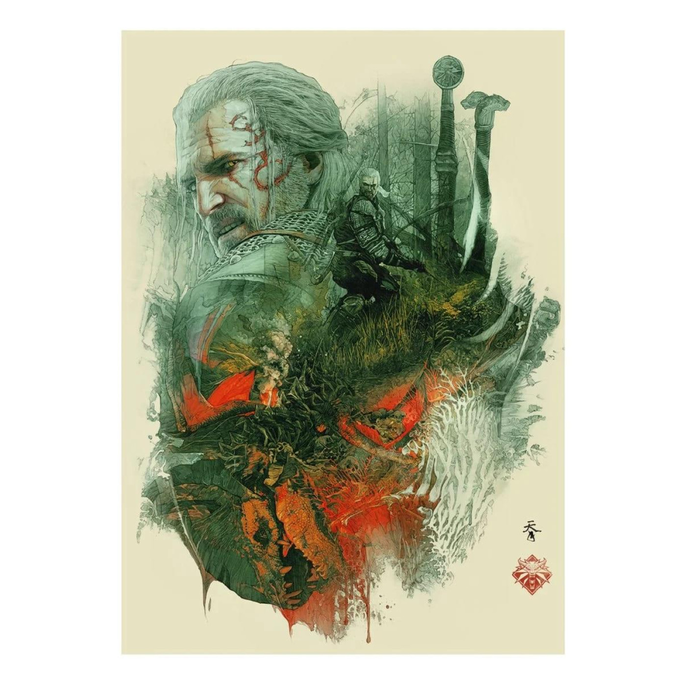 Пазл The Witcher 3: Wild Hunt (10th Anniversary Edition) 10x500 ел.