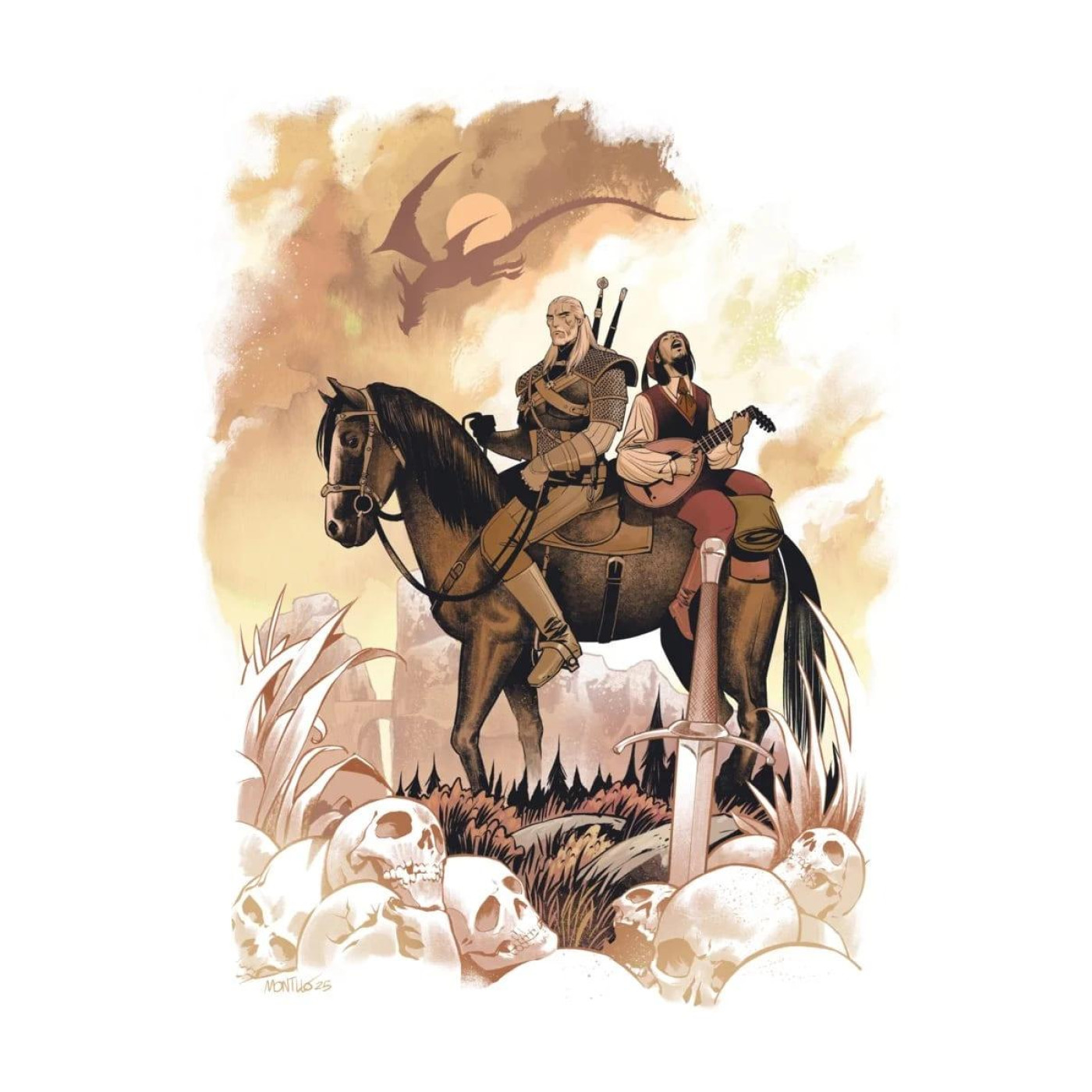 Пазл The Witcher 3: Wild Hunt (10th Anniversary Edition) 10x500 ел.