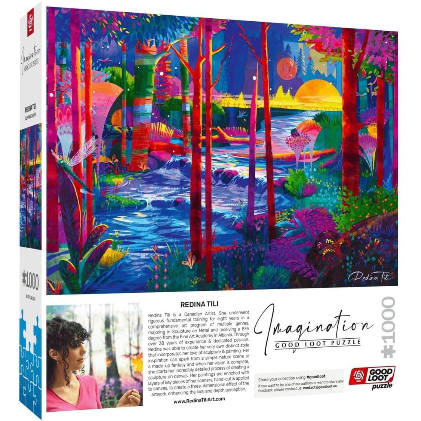 Пазл GoodLoot Imagination: Redina Tili Sleeping Giants 1000 ел.
