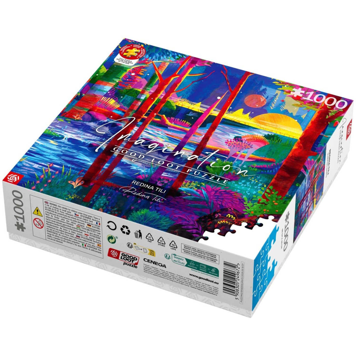 Пазл GoodLoot Imagination: Redina Tili Sleeping Giants 1000 ел.