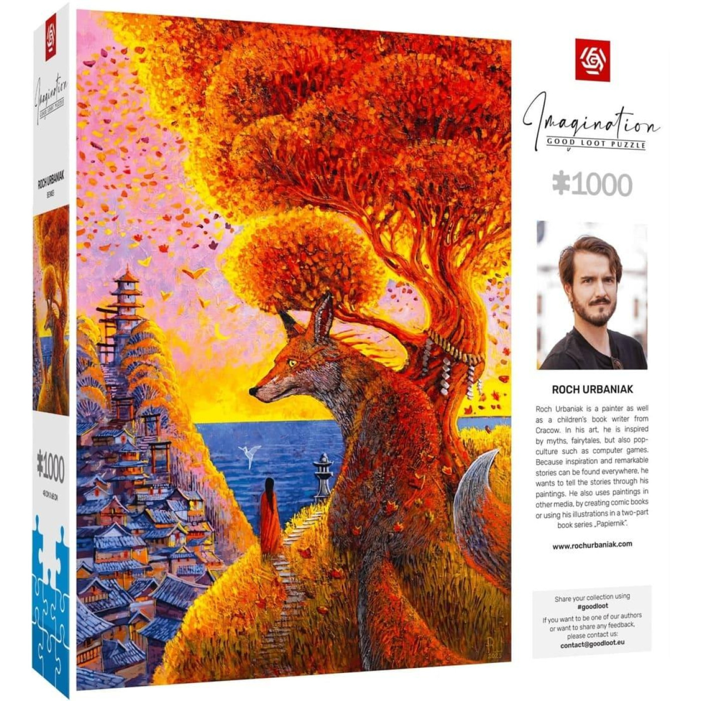 Пазл GoodLoot Imagination: Roch Urbaniak Benkei 1000 ел.