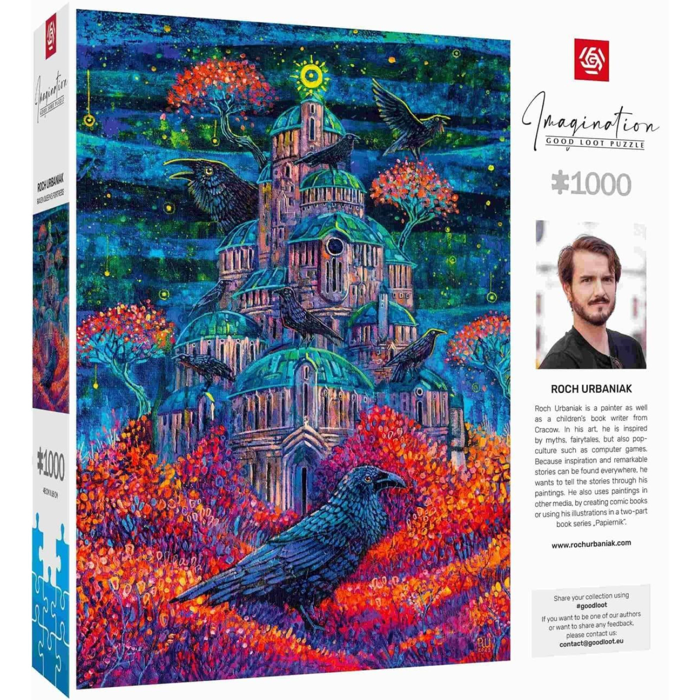 Пазл GoodLoot Imagination: Roch Urbaniak Raven Queenъs Fortress 1000 ел.