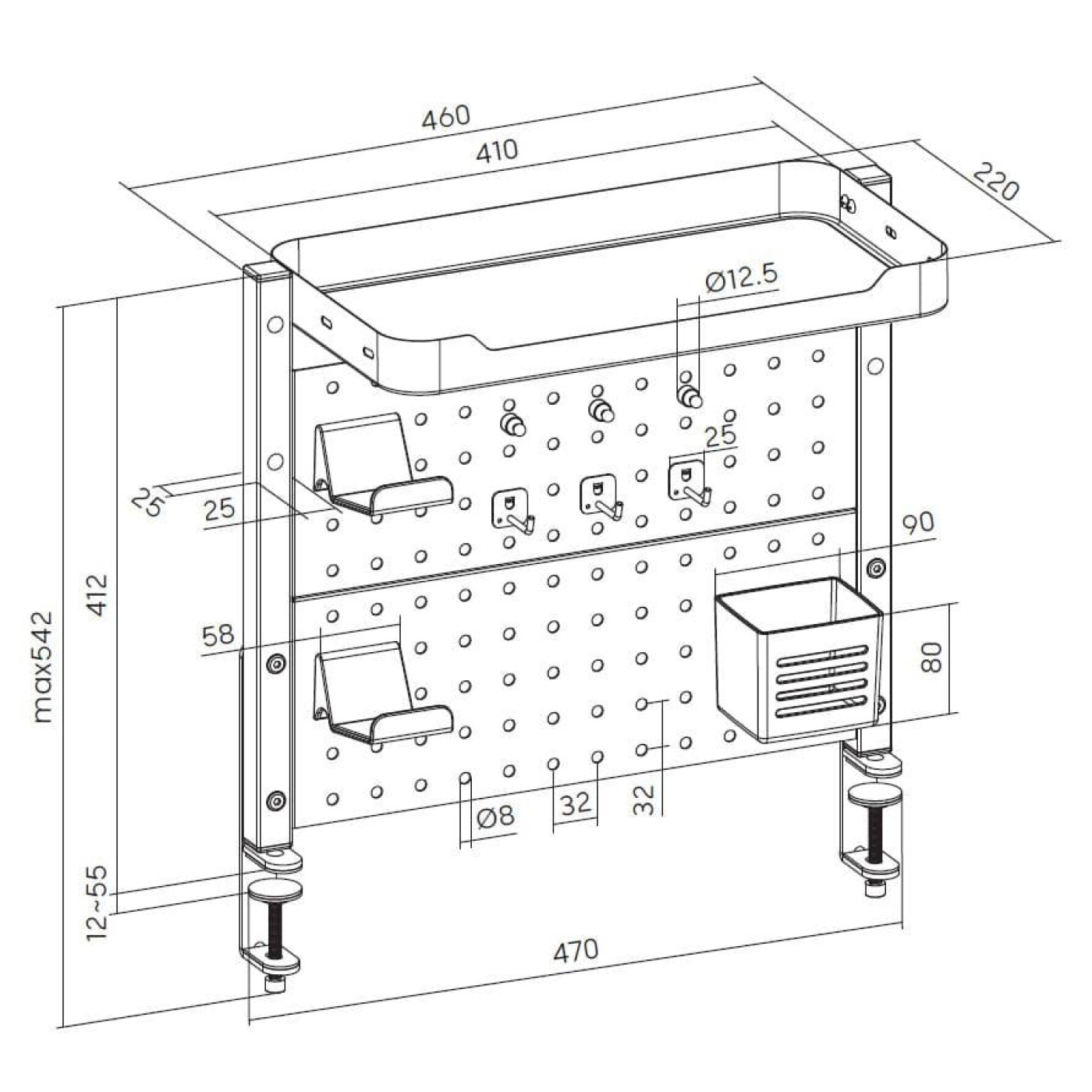 Настільний органайзер OfficePro DO1040B