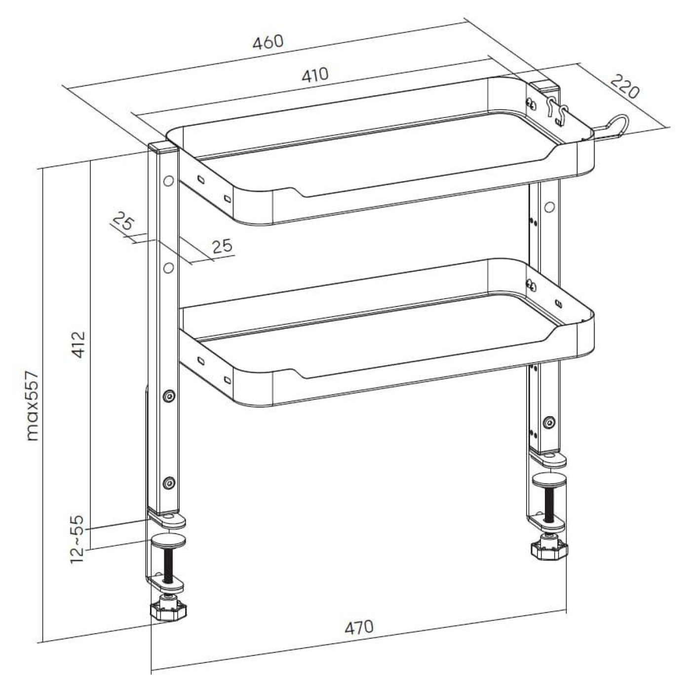 Настільний органайзер OfficePro DO800B