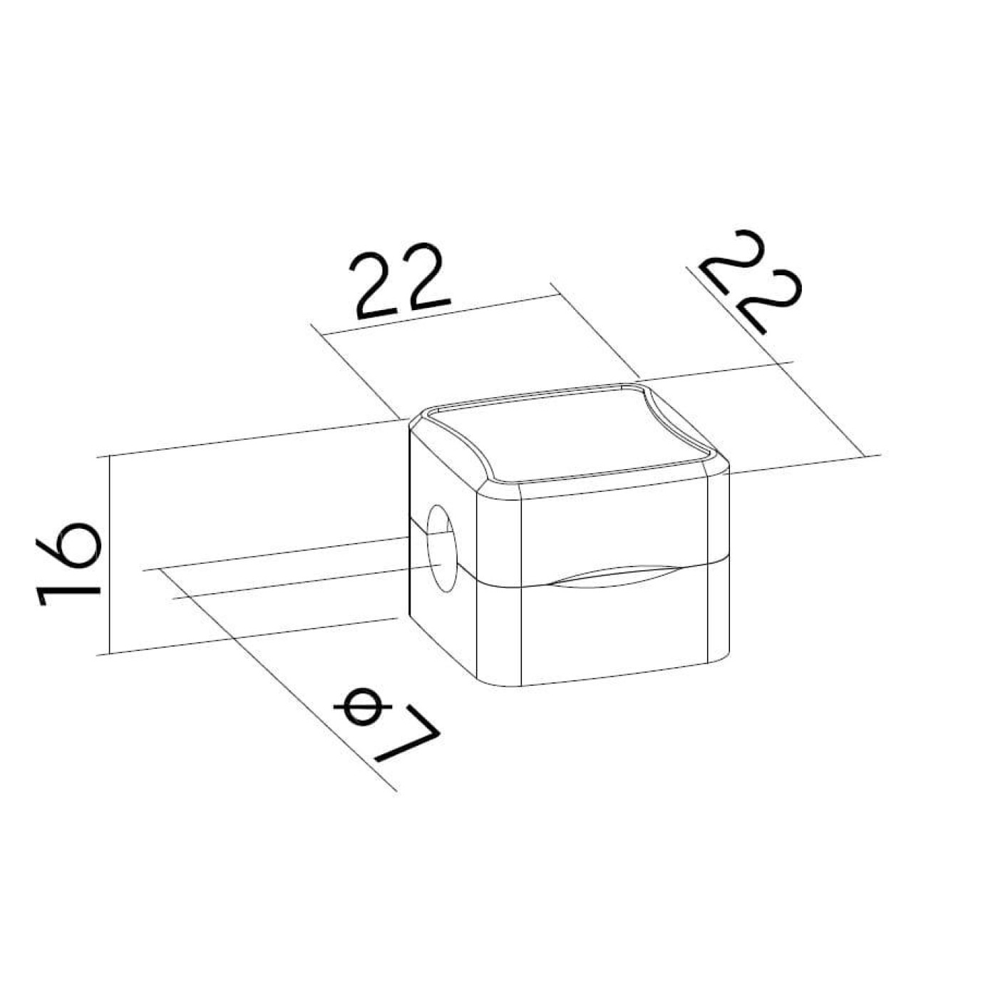 Органайзер для кабелю OfficePro CM002B Black