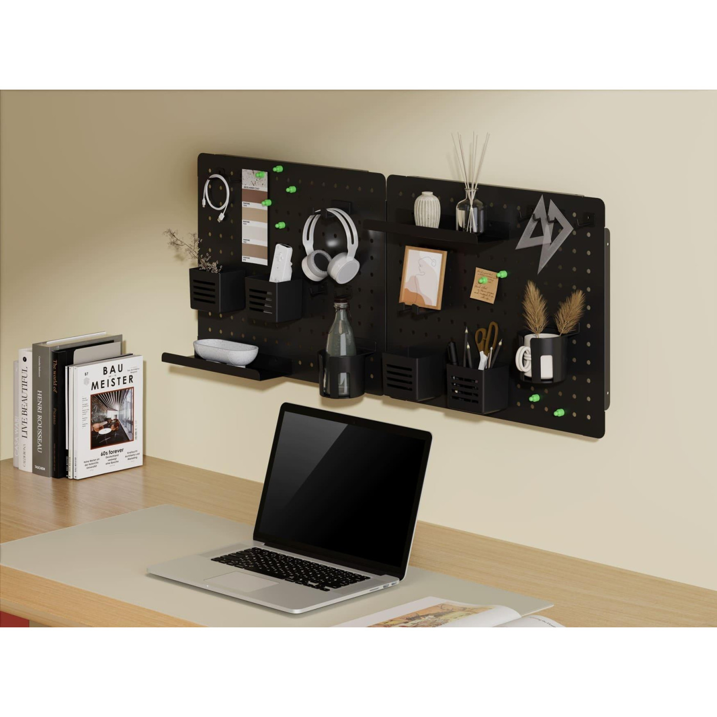 Настенная доска-органайзер OfficePro WO910B Black