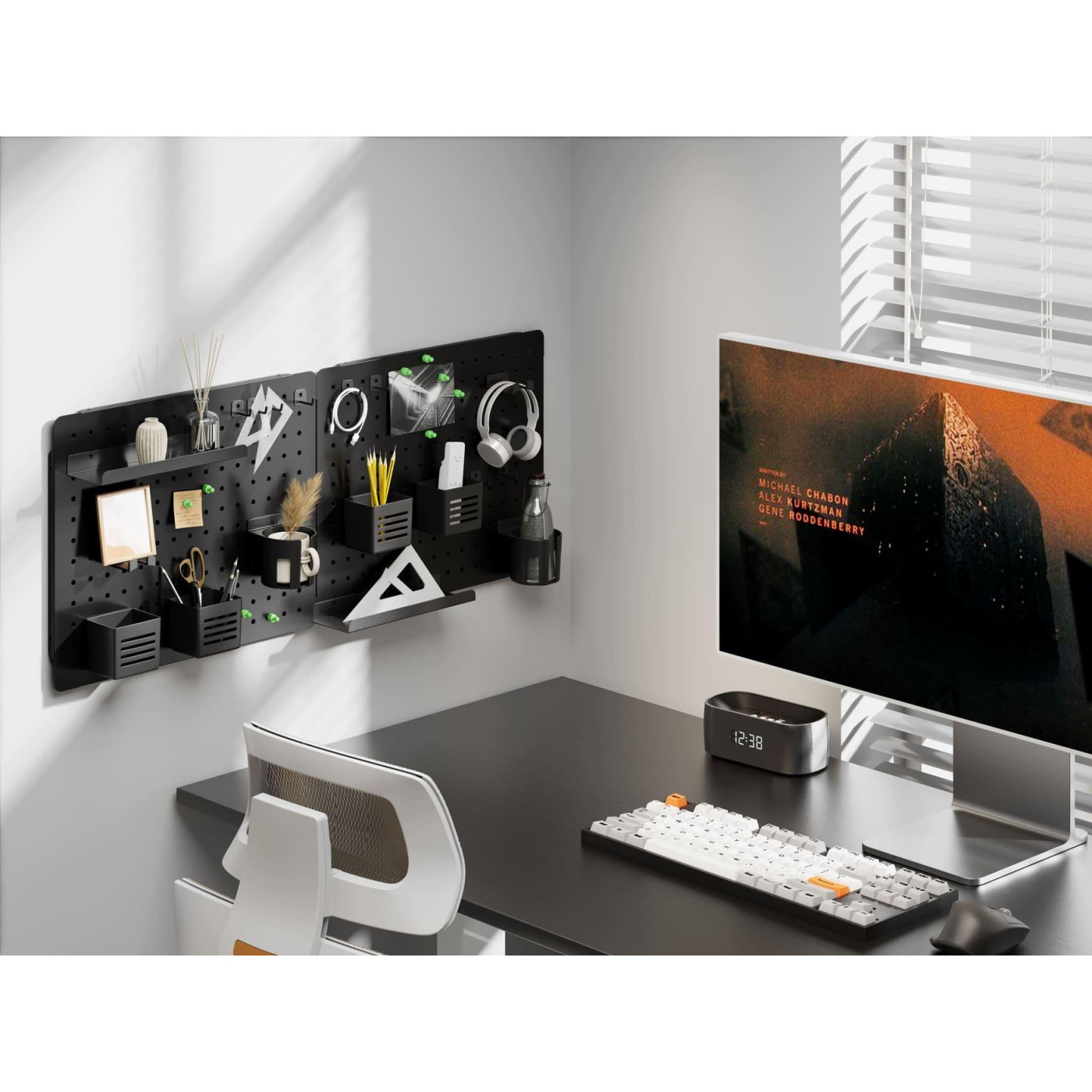 Настенная доска-органайзер OfficePro WO910B Black