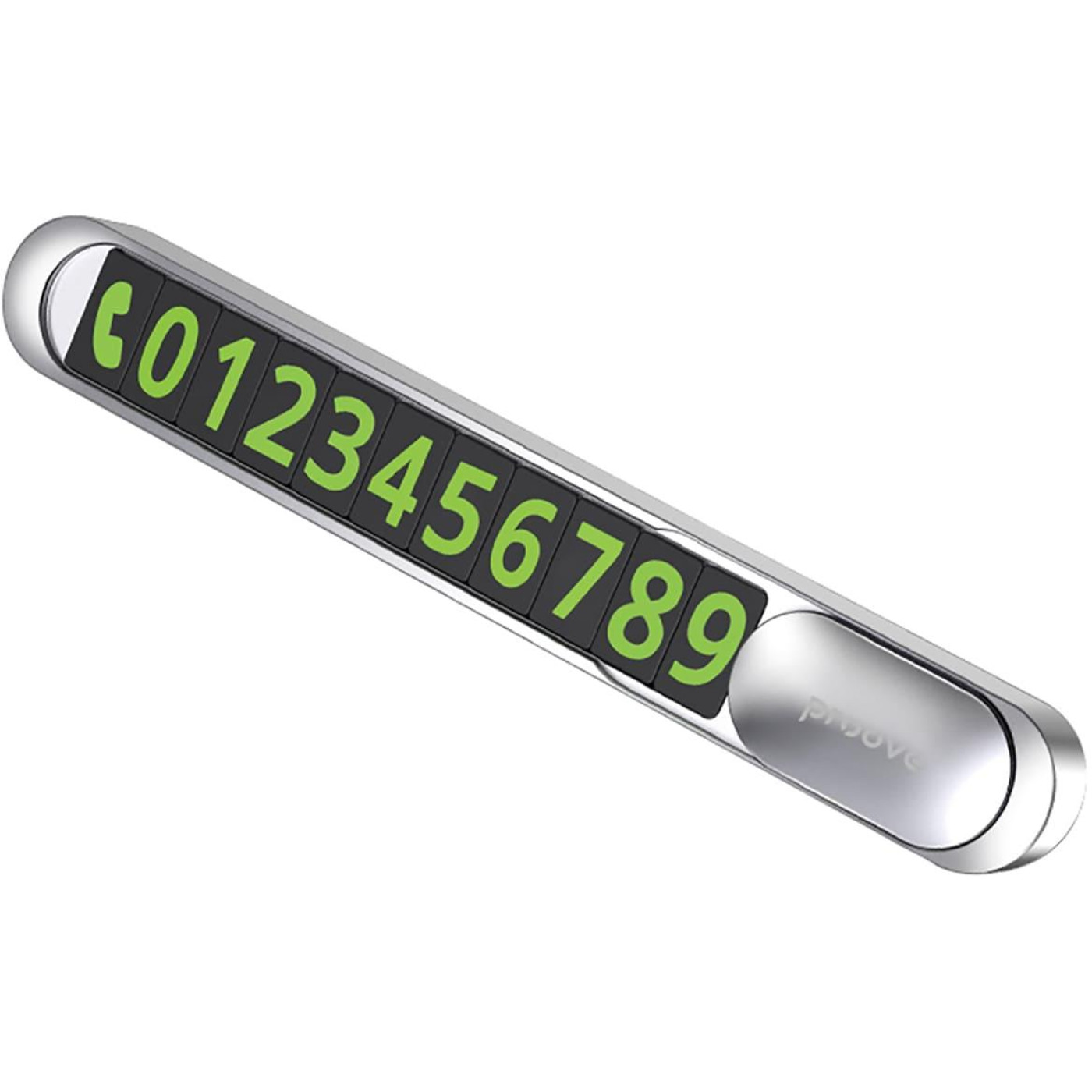 Паркувальна Карта Proove Parking Number Plate Metal Lock Silver (AAPM00000005)