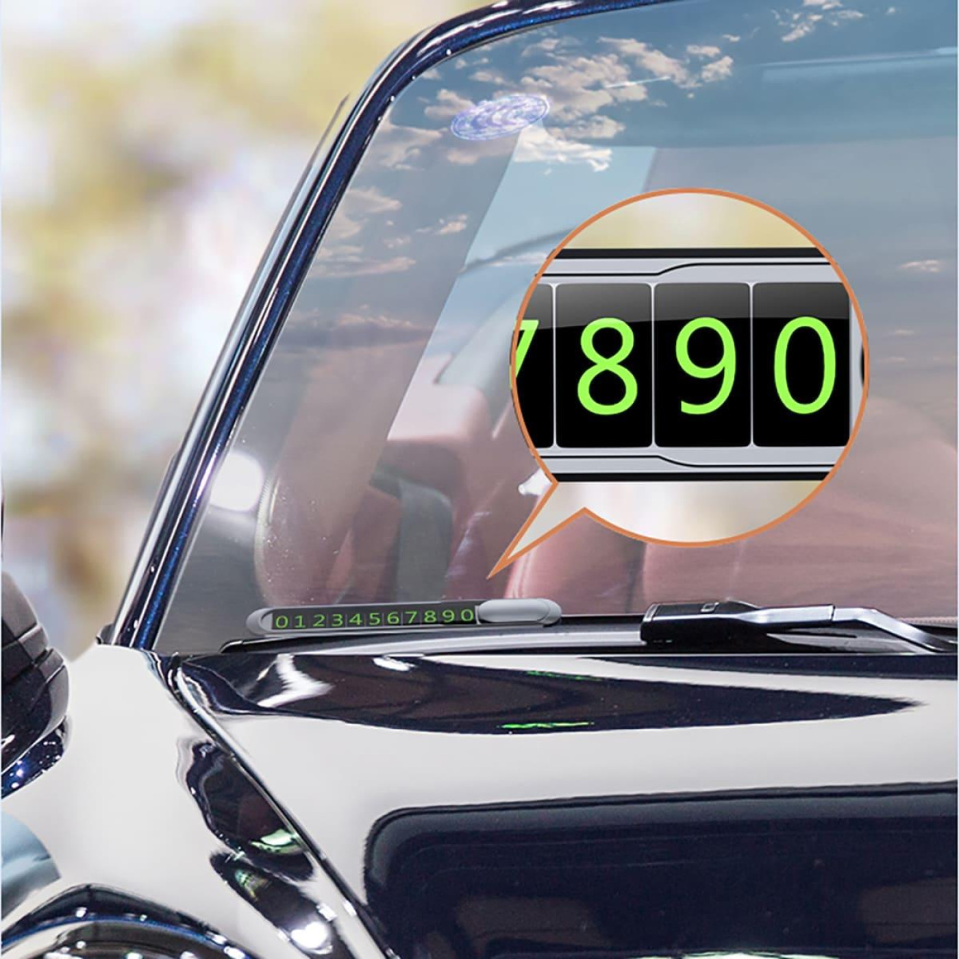 Паркувальна Карта Proove Parking Number Plate Metal Lock Silver (AAPM00000005)