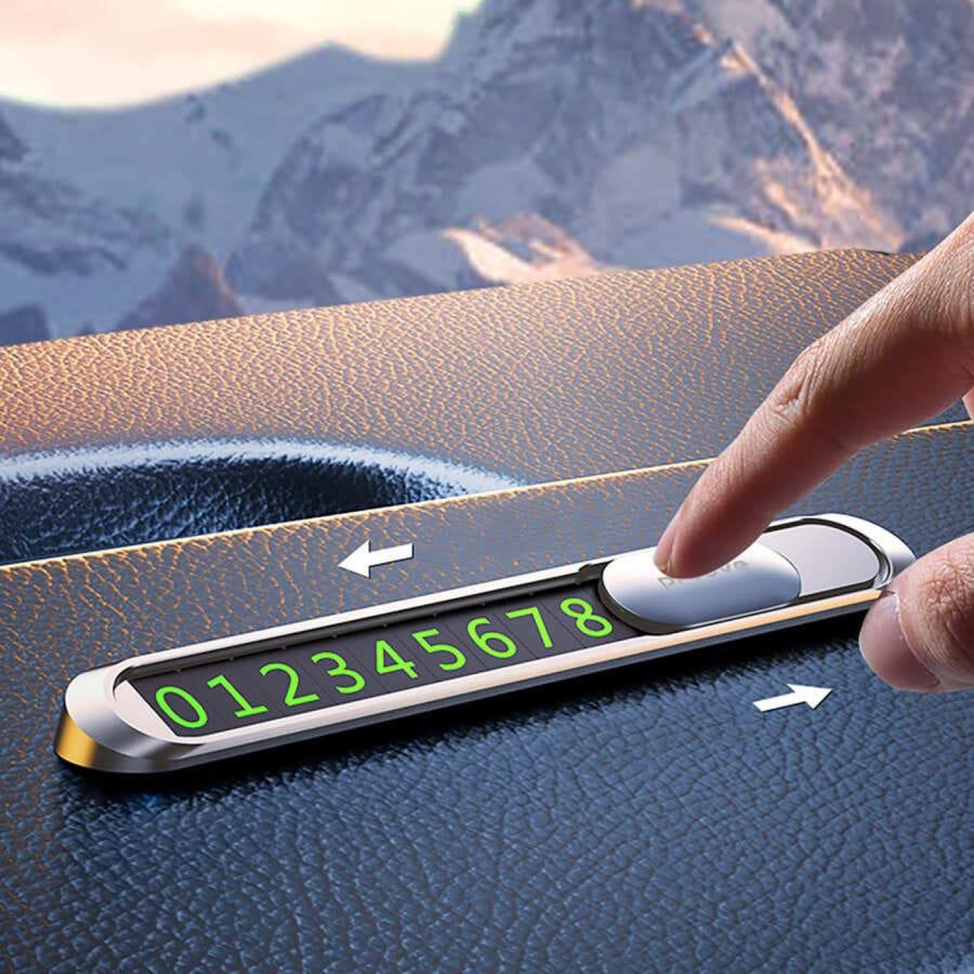 Паркувальна Карта Proove Parking Number Plate Metal Lock Silver (AAPM00000005)