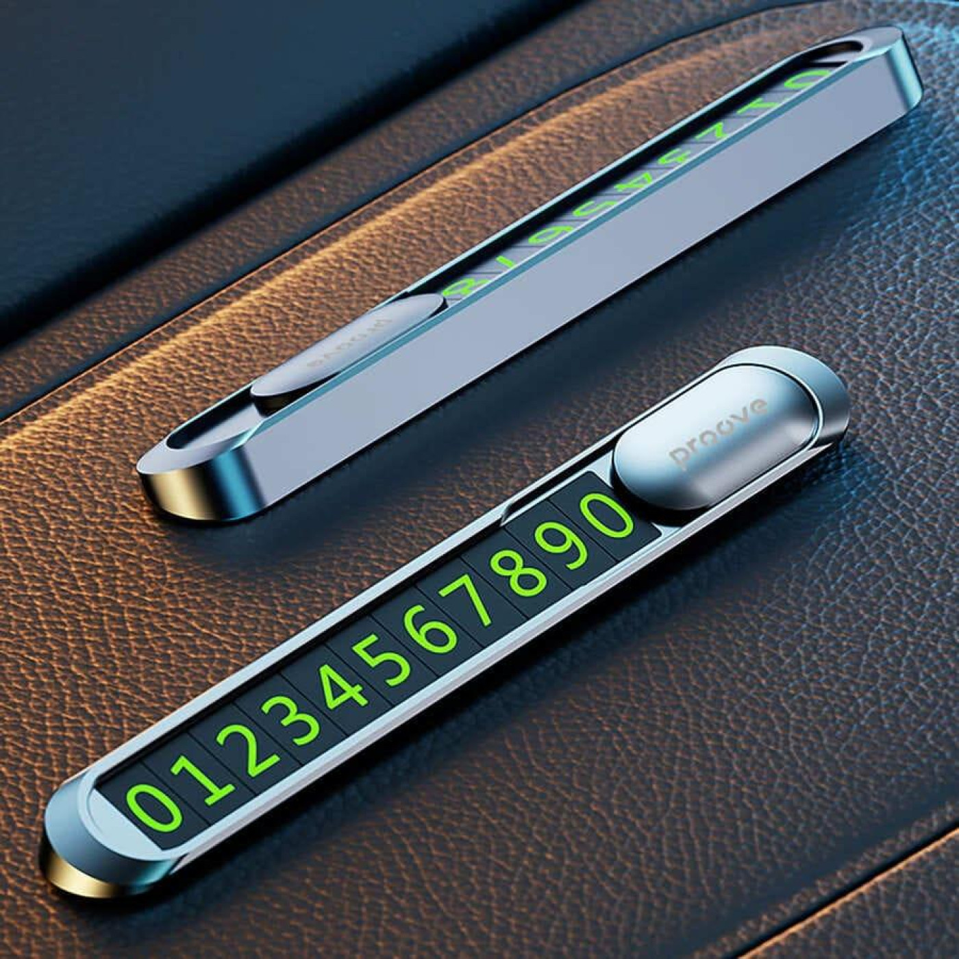 Паркувальна Карта Proove Parking Number Plate Metal Lock Silver (AAPM00000005)