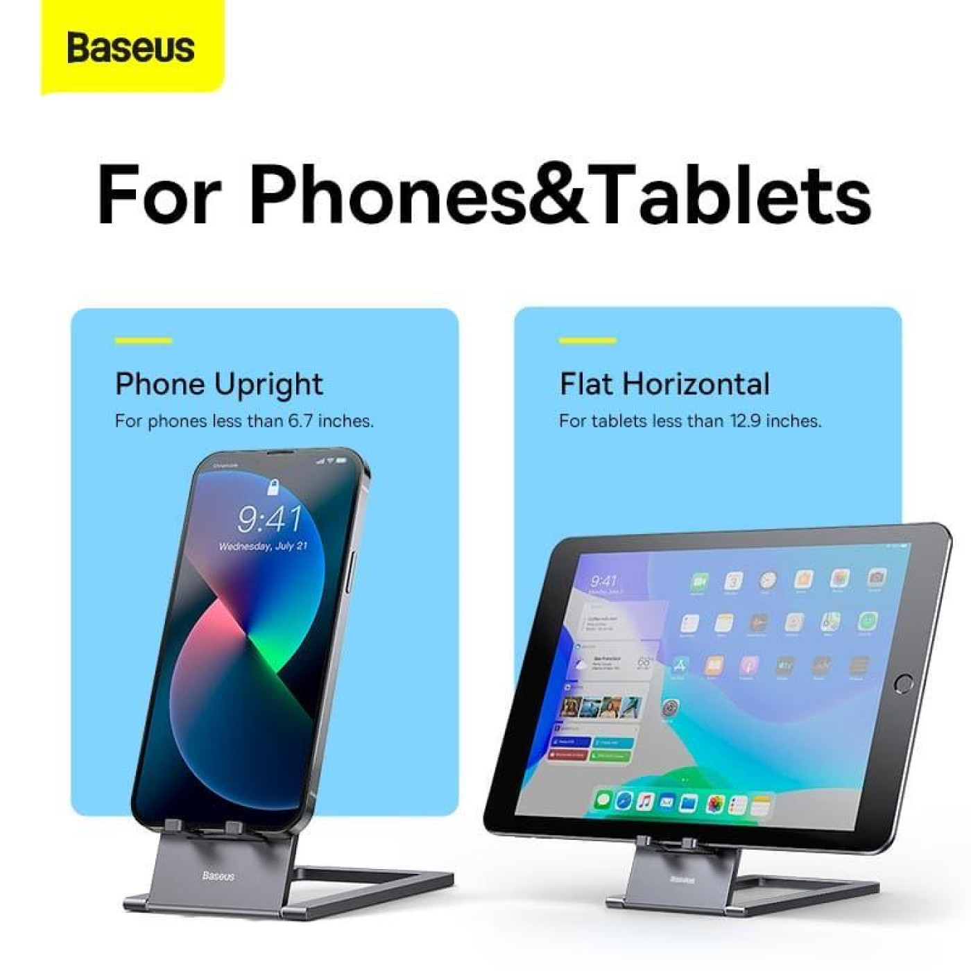 Підставка для телефону Baseus Foldable Metal gray