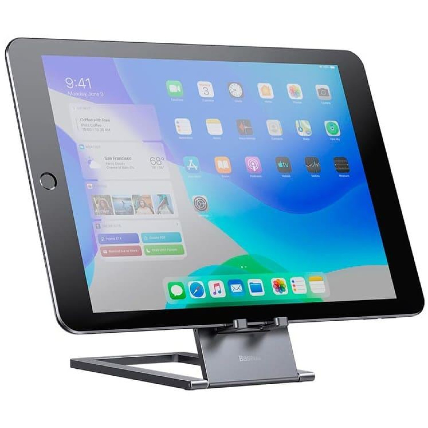 Підставка для телефону Baseus Foldable Metal gray